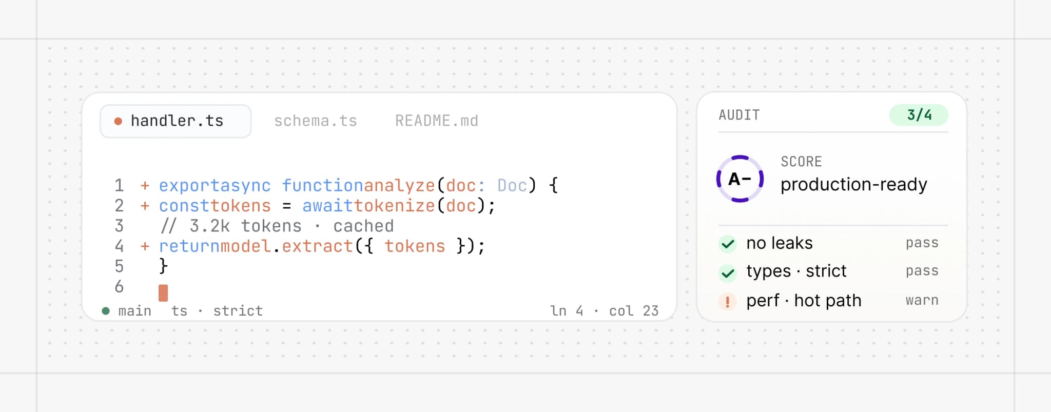 Code Gen & Audit